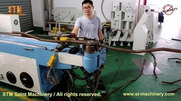 CNC tube bending machine for bending wheelbarrow frame, tube mandrel bender
