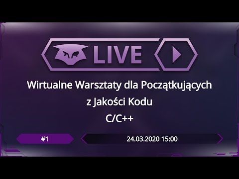 Warsztaty dla Początkujących z Jakości Kodu #1: C/C++