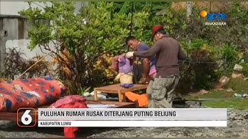 Puluhan Rumah Rusak Diterjang Puting Beliung | Liputan 6 Makassar