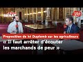 Proposition de loi Duplomb sur les agriculteurs : "il faut arrêter d'écouter les marchands de peur"