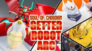 SOUL OF CHOGOKIN GETTER ROBOT ARC / ゲッターロボアークシリーズ display