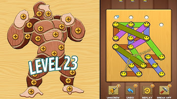 🏅 NUTS & BOLTS 3D: Screw Master 🤪 Level 23 🧩 Gameplay Walkthrough