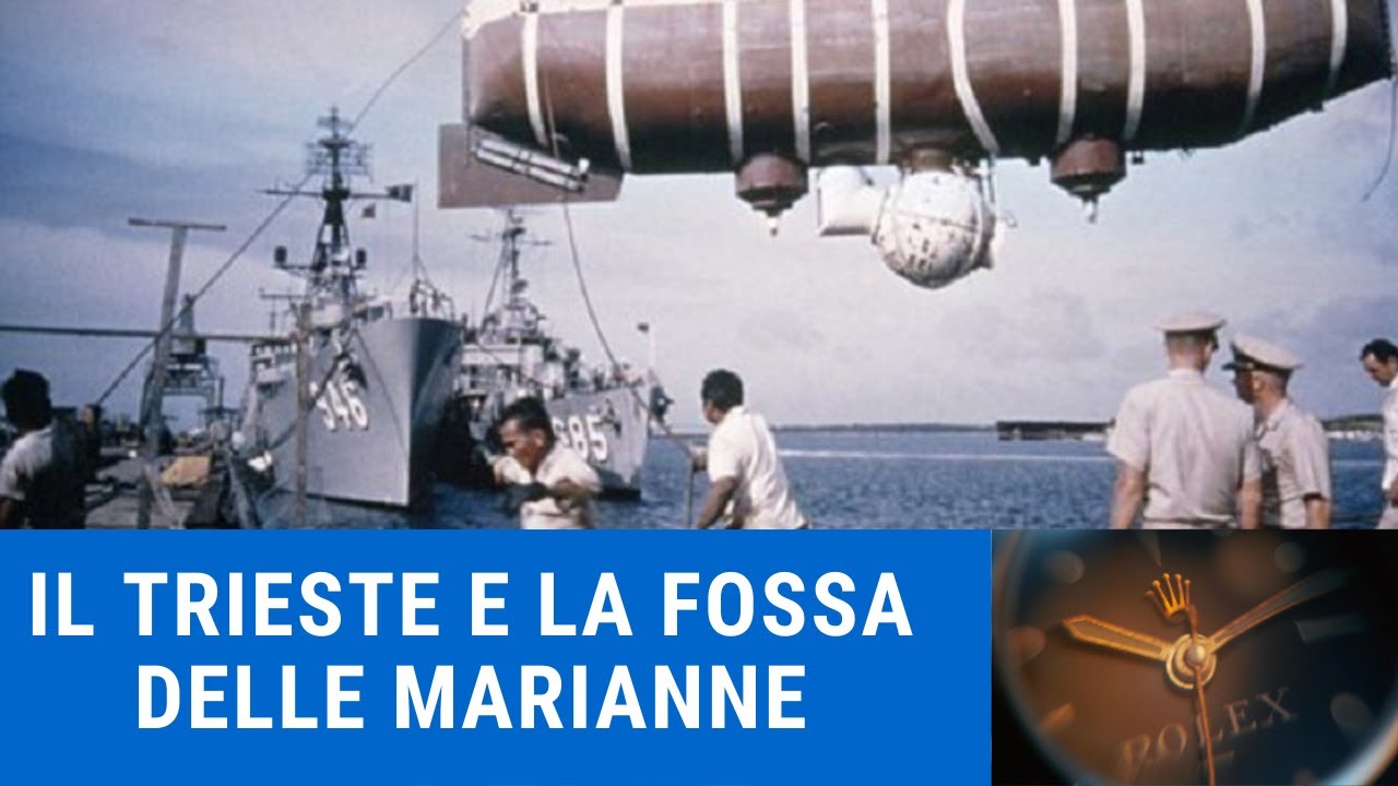 Batiscafo Trieste immersione nella Fossa delle Marianne (10.898