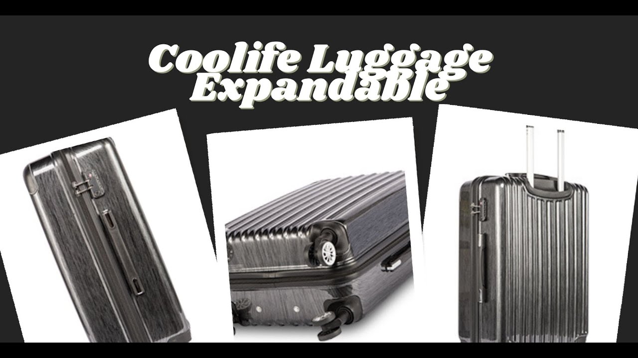 Coollife Expandable Luggage Set best luggage 2022 YouTube