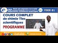 Chimie terminale 1 programme complet du cours de chimie terminales scientifiques