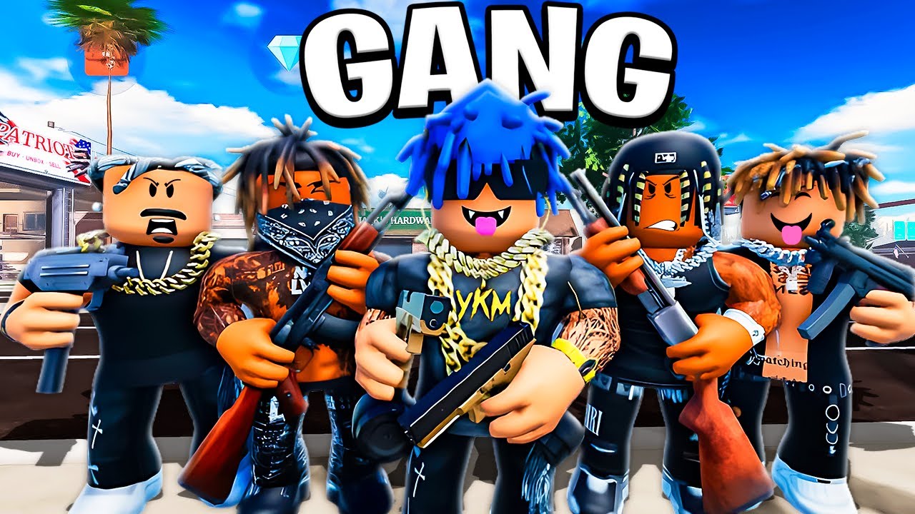 I Became A GANG LEADER In Roblox HOOD GAME BlockSpin - YouTube