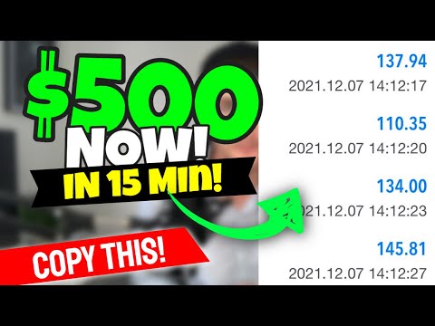 Get Paid $500.00 NOW In 15 Minutes (CRAZY Trick To Make Money Online)