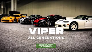 Dodge VIPER - All Generations | 2023 Atlanta Auto Show