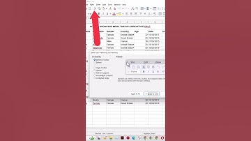 Get Menu Tabs in LibreOffice Calc and Writer
