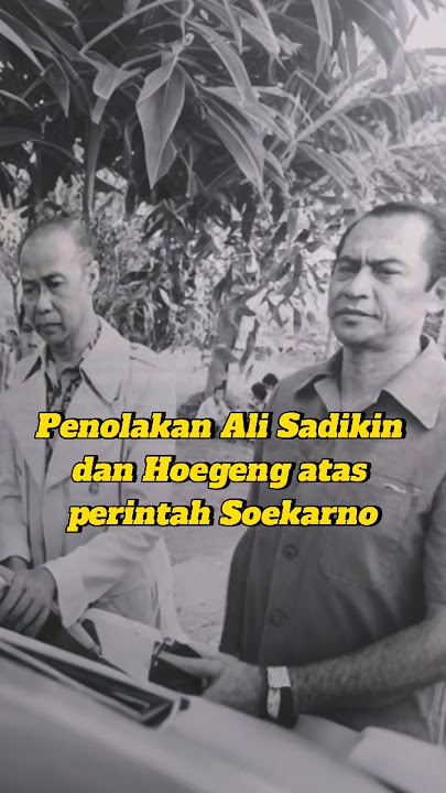 Ketika Ali Sadikin dan Hoegeng menolak perintah Soekarno.