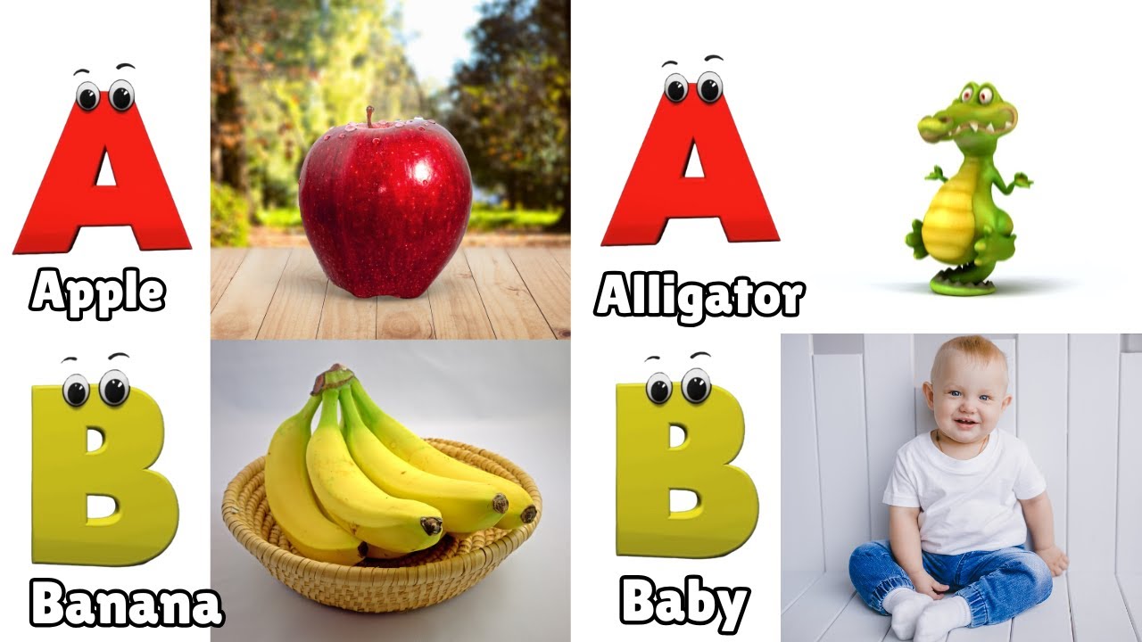 Phonics Song with TWO Words - A For Apple - ABC Alphabet Songs with ...