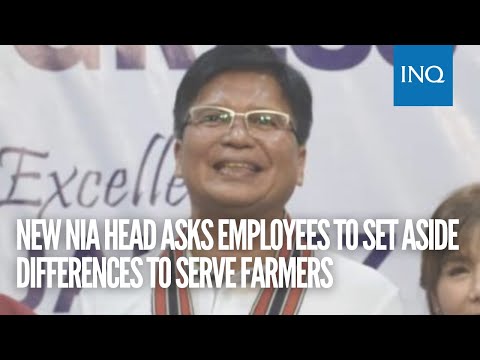 New NIA head asks employees to set aside differences so agency can serve farmers