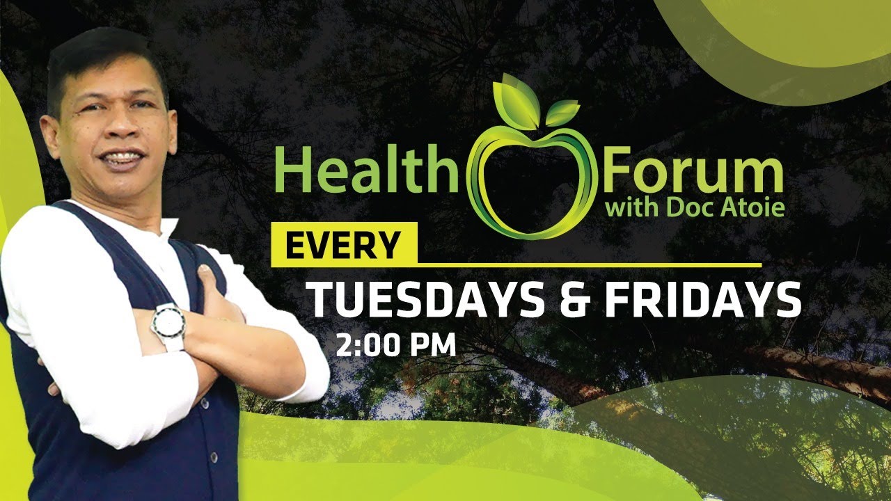 🍏 [LIVE] 15 January 2021 | Health Forum with Doc.Atoie.