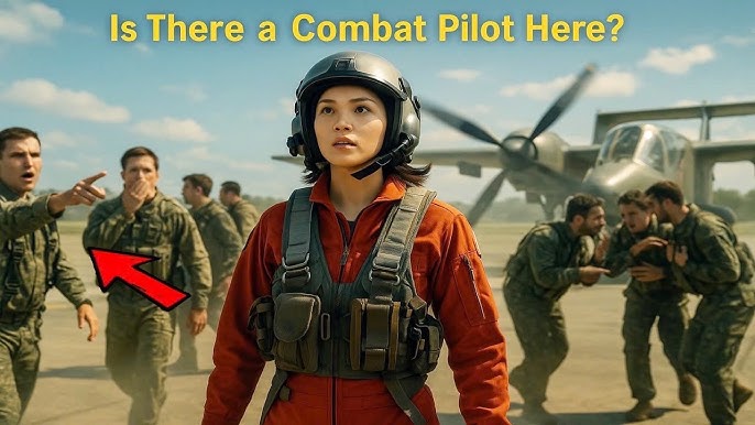 She Silently Stood When the Navy SEAL Commander Demanded: 'Is There a  Fighter Pilot Here?' - YouTube