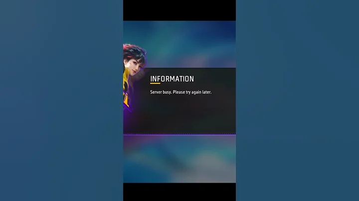 Server busy issue solve #freefire #gaming #ffshorts #shorts