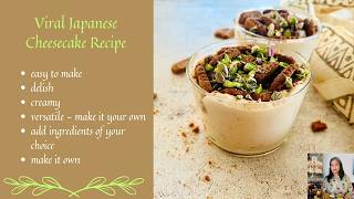 VIRAL JAPANESE CHEESECAKE RECIPE - MY VERSION | HIGH PROTEIN YOGURT CHEESECAKE