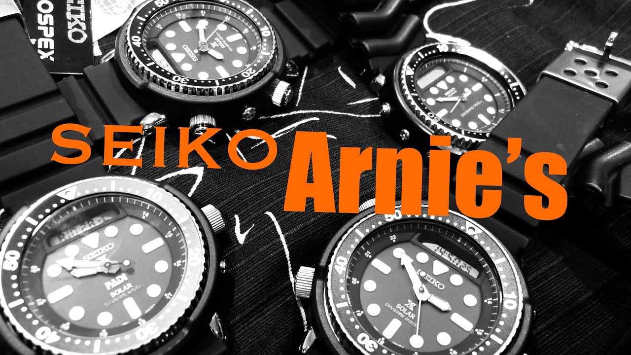 SEIKO Arnie New SNJ025 vs Original H558 review at SEIKO Boutique London -  YouTube