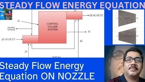 STEADY FLOW ENERGY EQUATION (SFEE) FOR NOZZLE #mechanical #thermodynamics #sscexam #rrb #gate