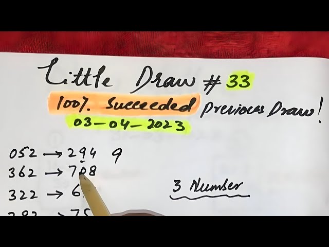 Tips & Tricks for Winning Little Draw