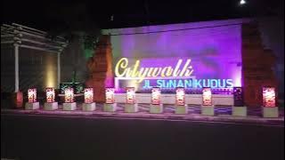 KELILING KOTA KUDUS I SUASANA MALAM HARI DI JALAN SEKITAR KABUPATEN KUDUS