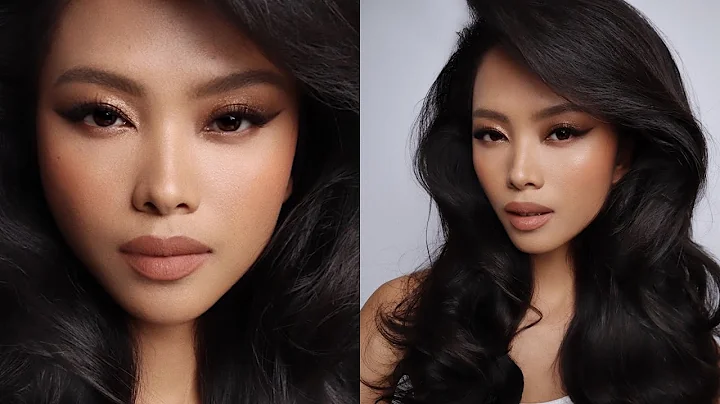 Glowing Golden Bronzed Monochrome Makeup | Hung Va...