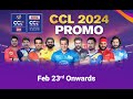 CCL 2024 PROMO | From Feb 23rd to March 17th | Celebrity Cricket League | #CCL2024