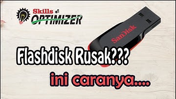 Cara Memperbaiki Flashdisk Rusak / tidak bisa dibuka - "Please Insert a disk" -