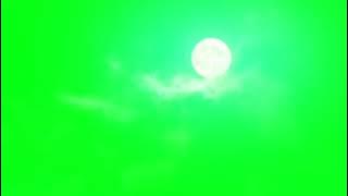 Green screen bulan purnama