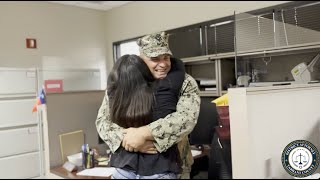 Surprise Military Homecoming at Tarrant County DA's Office