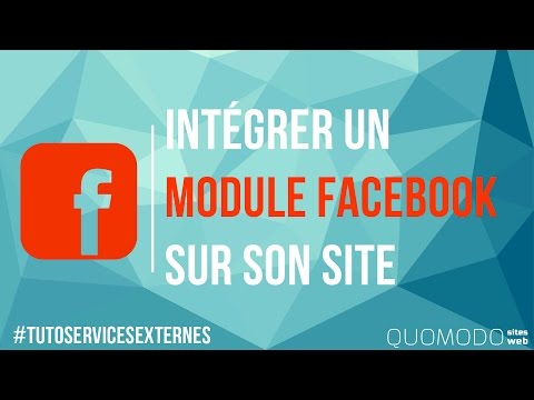 [SOCIAL] - Intégrer un module Facebook (ou Plugin Page) sur son site Web