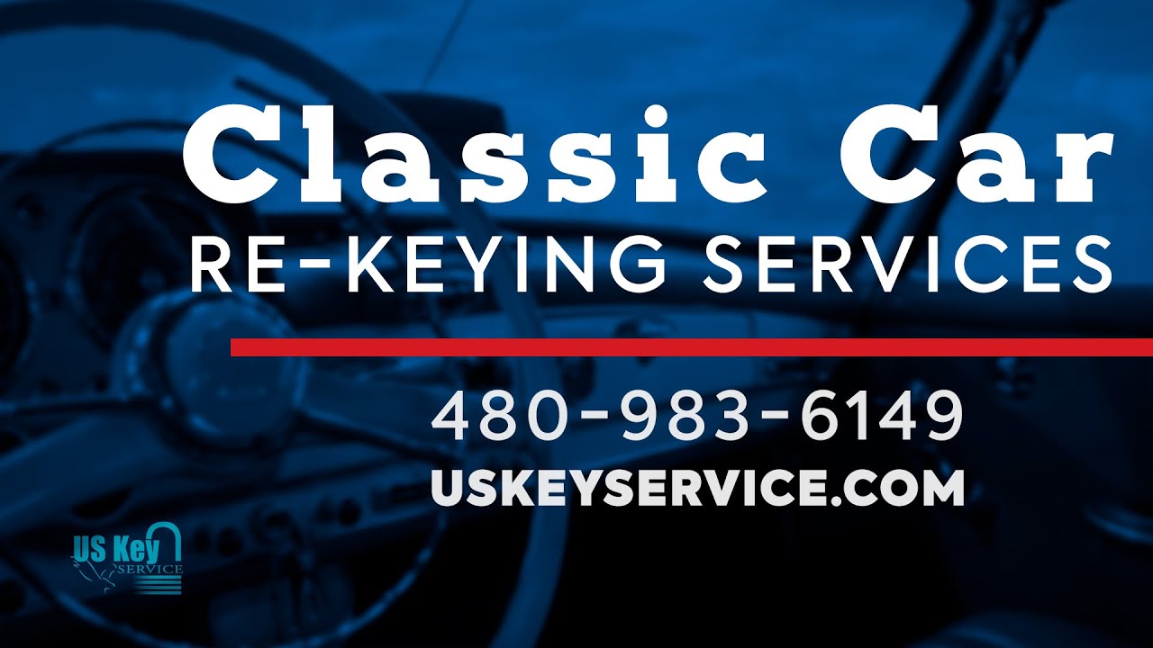 US Key Service - Re-Key Classic Cars - YouTube
