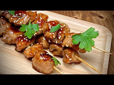 Видео рецепт Якитори из курицы