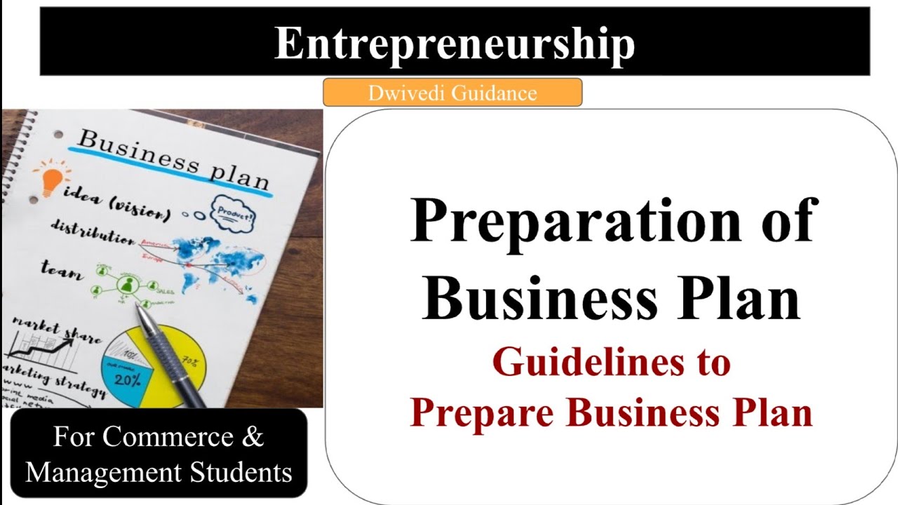 as an entrepreneur prepare a business plan of your choice