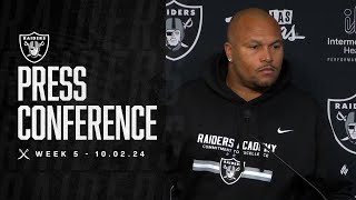Coach Pierce: ‘Focused on Denver’ | Raiders | NFL