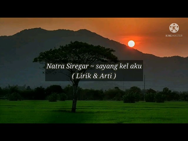 Narta Siregar ~ Sayang Kel Aku ( Lirik & arti ) class=