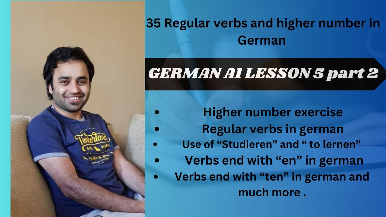 35 REGULAR GERMAN VERBS You Need to Know to Pass GERMAN A1 - YouTube