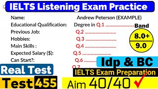 IELTS Listening Practice Test 2024 with Answers [Real Exam - 455 ]