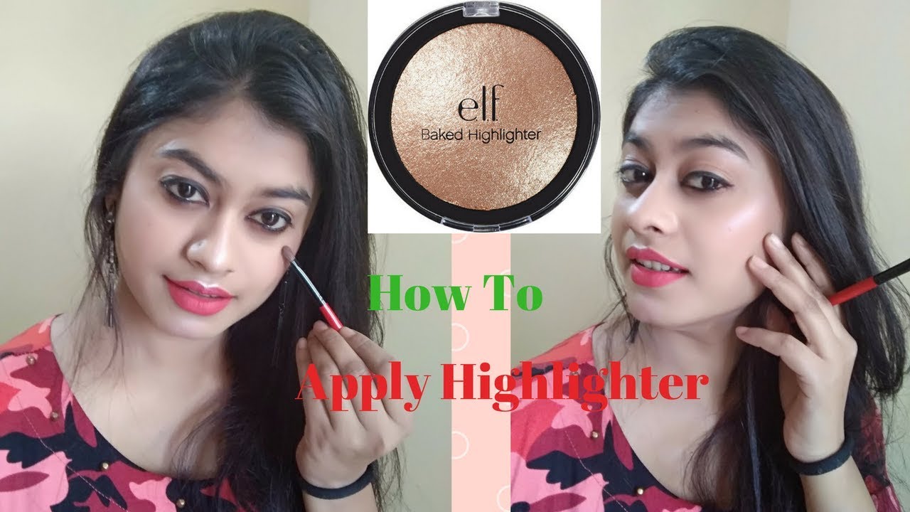 How To Apply Highlighter To Face Hindi Highlighter Makeup