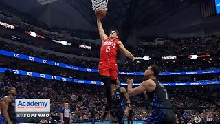 Reed Sheppard with the powerful one-handed dunk vs. the Mavericks - 12/6/25