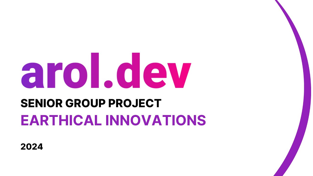 Senior Group Project: Earthical Innovations