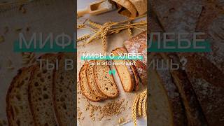 Мифы о хлебе! Ты в это веришь? #вкусно #еда #выпечка #хлеб #пекарня #интересно #факты #топ