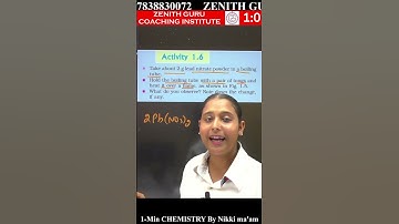 1 MIN CHEM 119 || CLASS 10 || ACTIVITY 1.6 || BY NIKKI MA