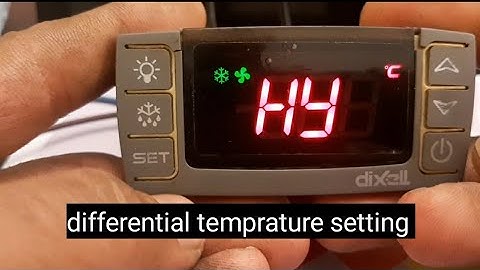 dixell xr70cx differential temprature setting