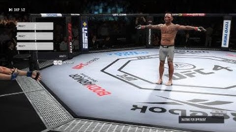 UFC 4 Max Holloway T-Posing To Assert Dominance