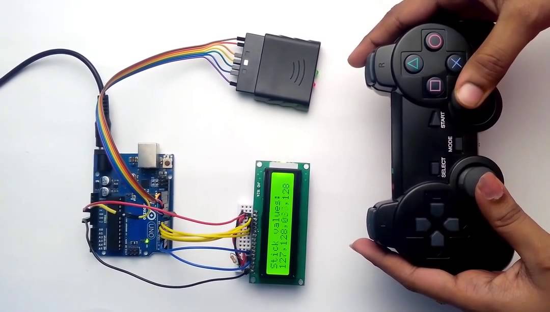 Interfacing PS2 Wireless Controller With Arduino | vlr.eng.br
