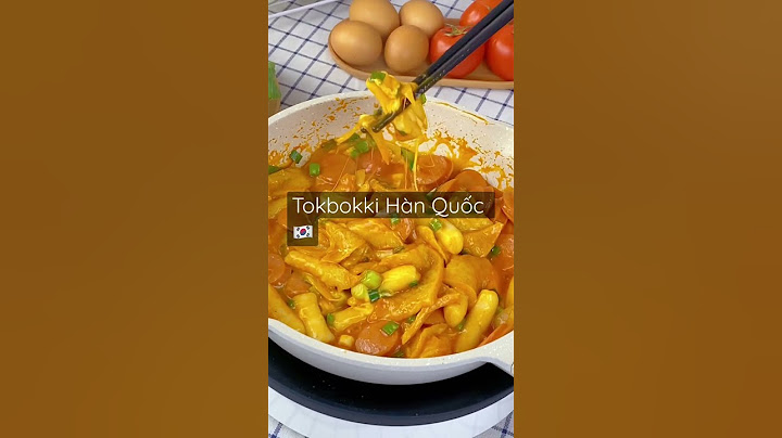 Cách làm Tokbokki ngon chuẩn vị Hàn Quốc 🇰🇷 #shorts #congthucnauan #shortsvideo