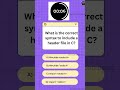 #Q13 C Programming beginners Quiz: Essential Multiple-Choice Questions for Beginners |