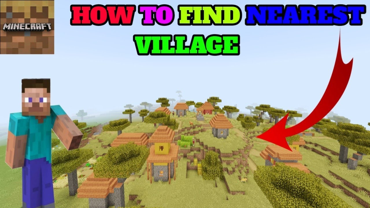 Minecraft trial main nearest village kaise dhundhe | how to find ...