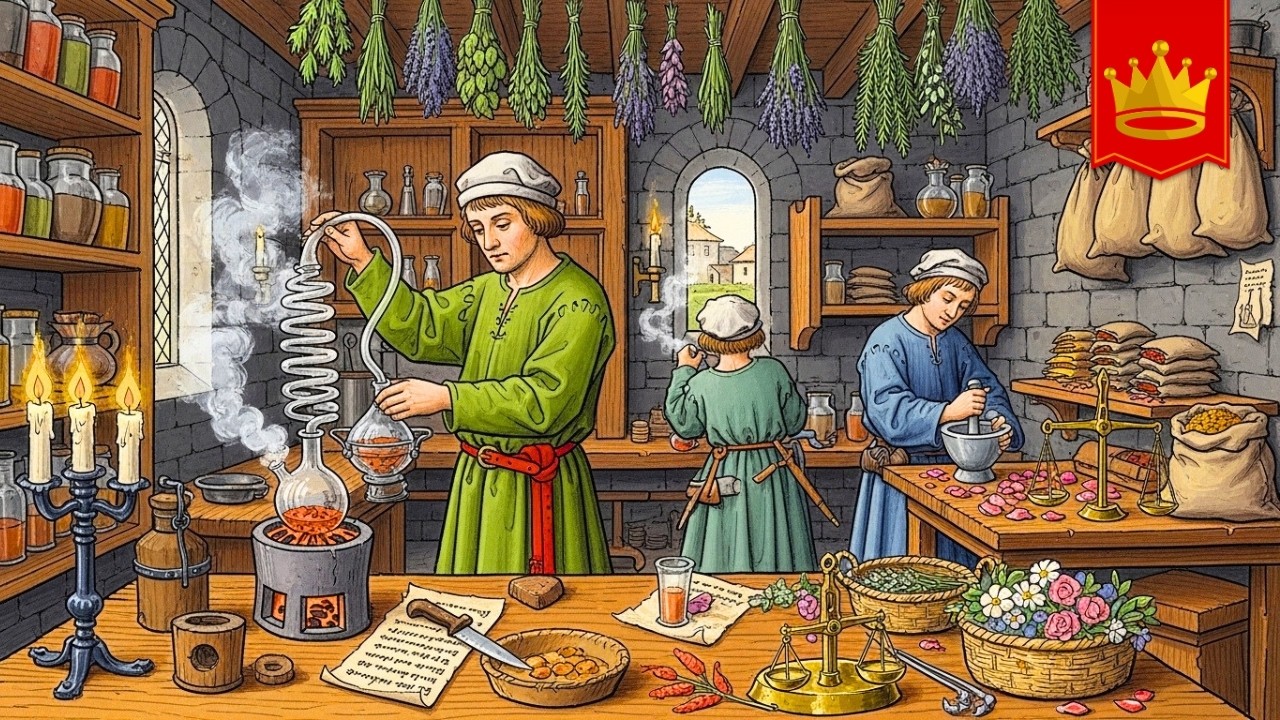 Jak produkcja perfum ukształtowała społeczeństwo średniowieczne