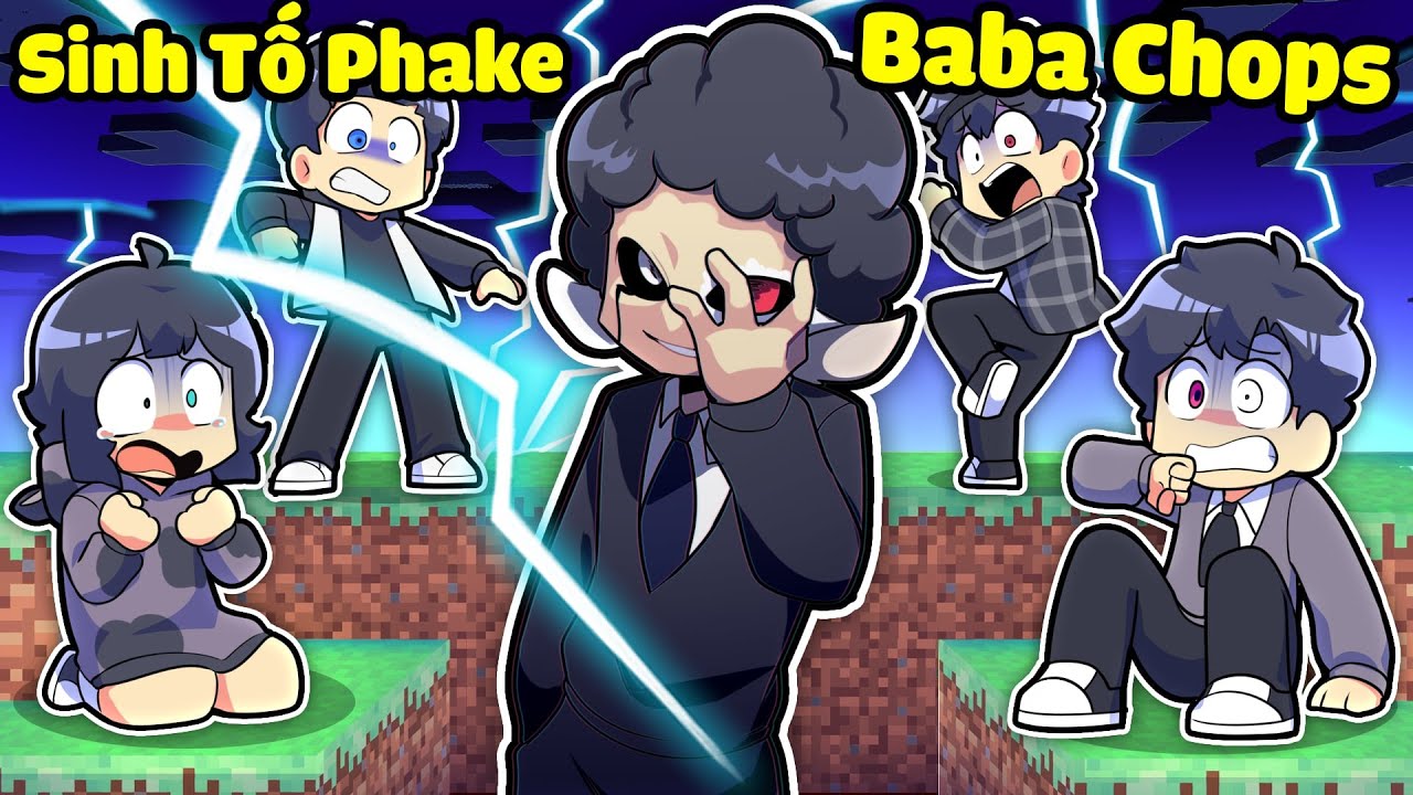 HIHA BABACHOPS TRỪNG PHẠT SINH TỐ PHAKE TRONG MINECRAFT*HIHA FAKE VS HIHA BABACHOPS 🤣